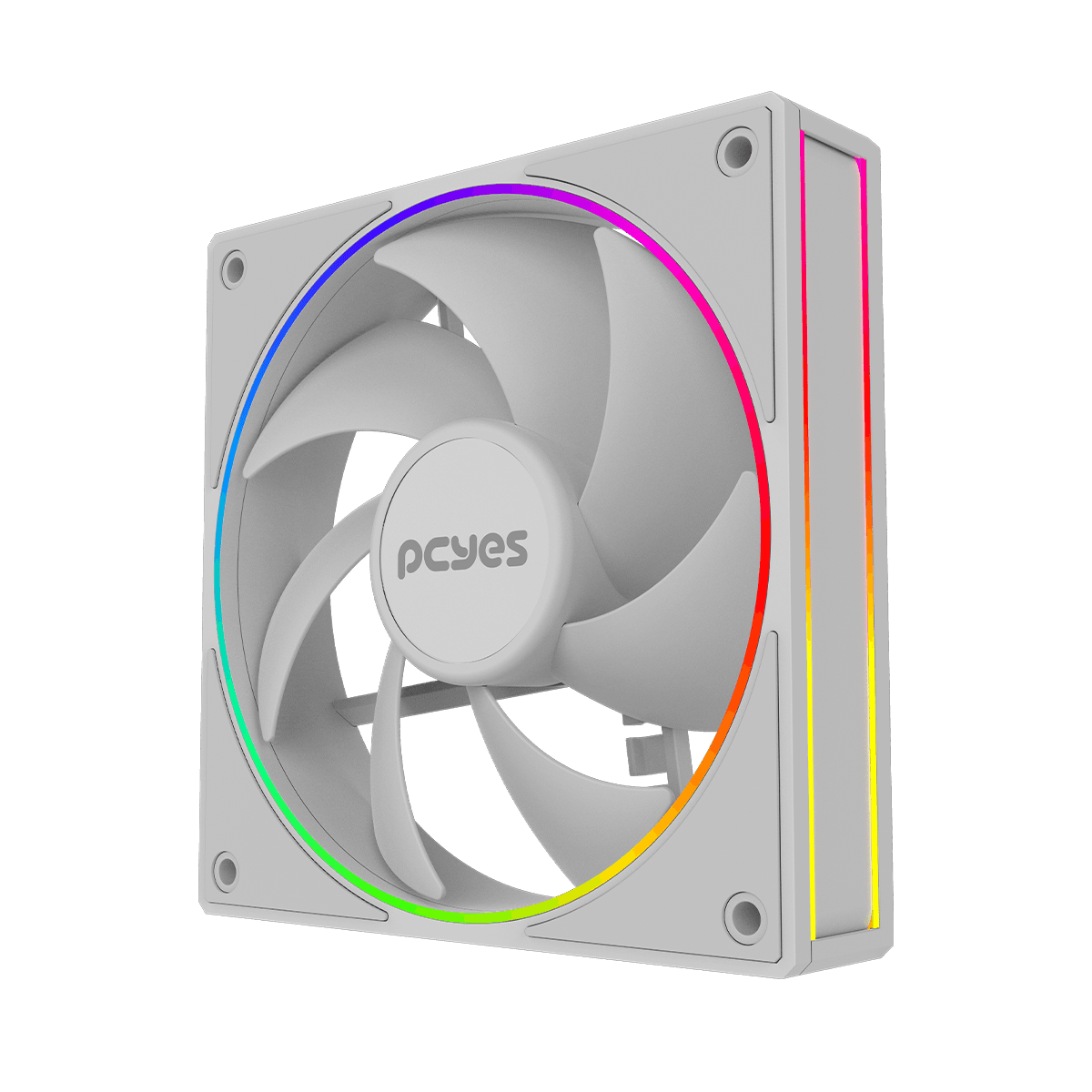 Cooler Fan Vision PCYES White Ghost 120mm FVWG120 detalhe