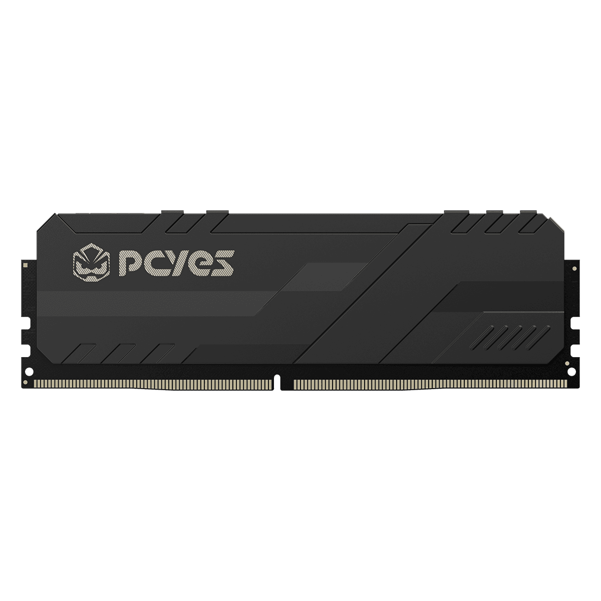 Memória PCYES Gamer 8GB DDR4 3200MHz Preta UDIMM PM083200D4B em destaque