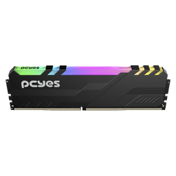 Memória PCYES Gamer 16GB DDR4 3200MHz RGB UDIMM PM163200D4BR 1