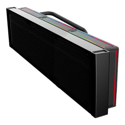 Water Cooler PCYES Vision 360mm Black Vulcan LCD 2,1" VS360BV 4