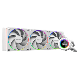 Water Cooler PCYES Vision 360mm White Ghost LCD 2,1" VS360WG 1
