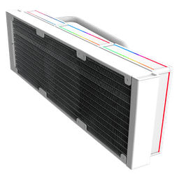 Water Cooler PCYES Vision 360mm White Ghost LCD 2,1" VS360WG 4