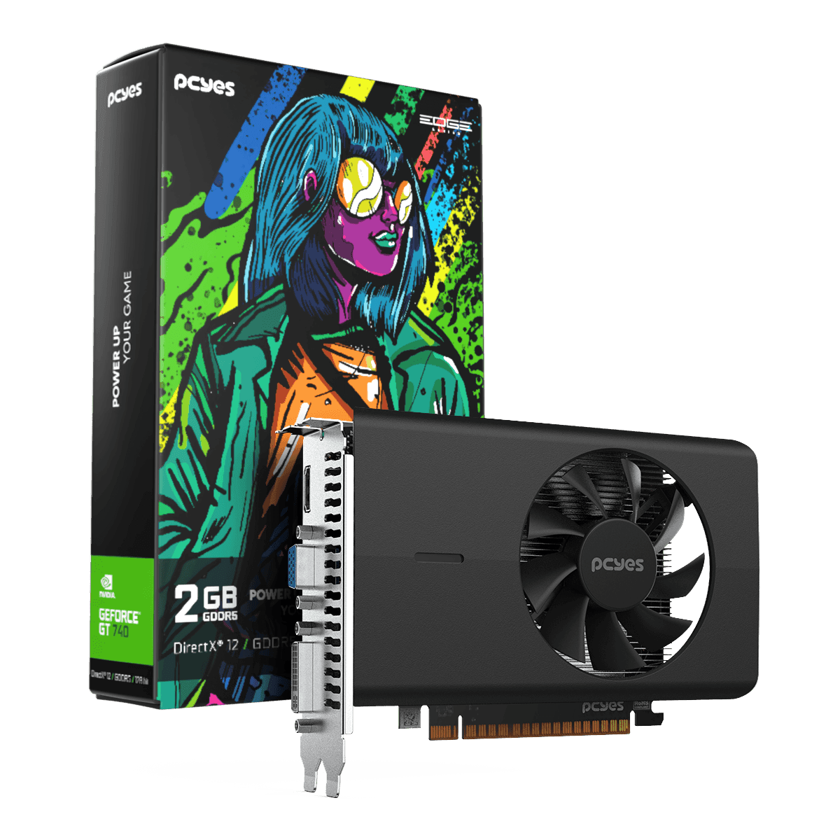 Placa de Vídeo NVIDIA GeForce GT 740 2GB GDDR5 128 Bits