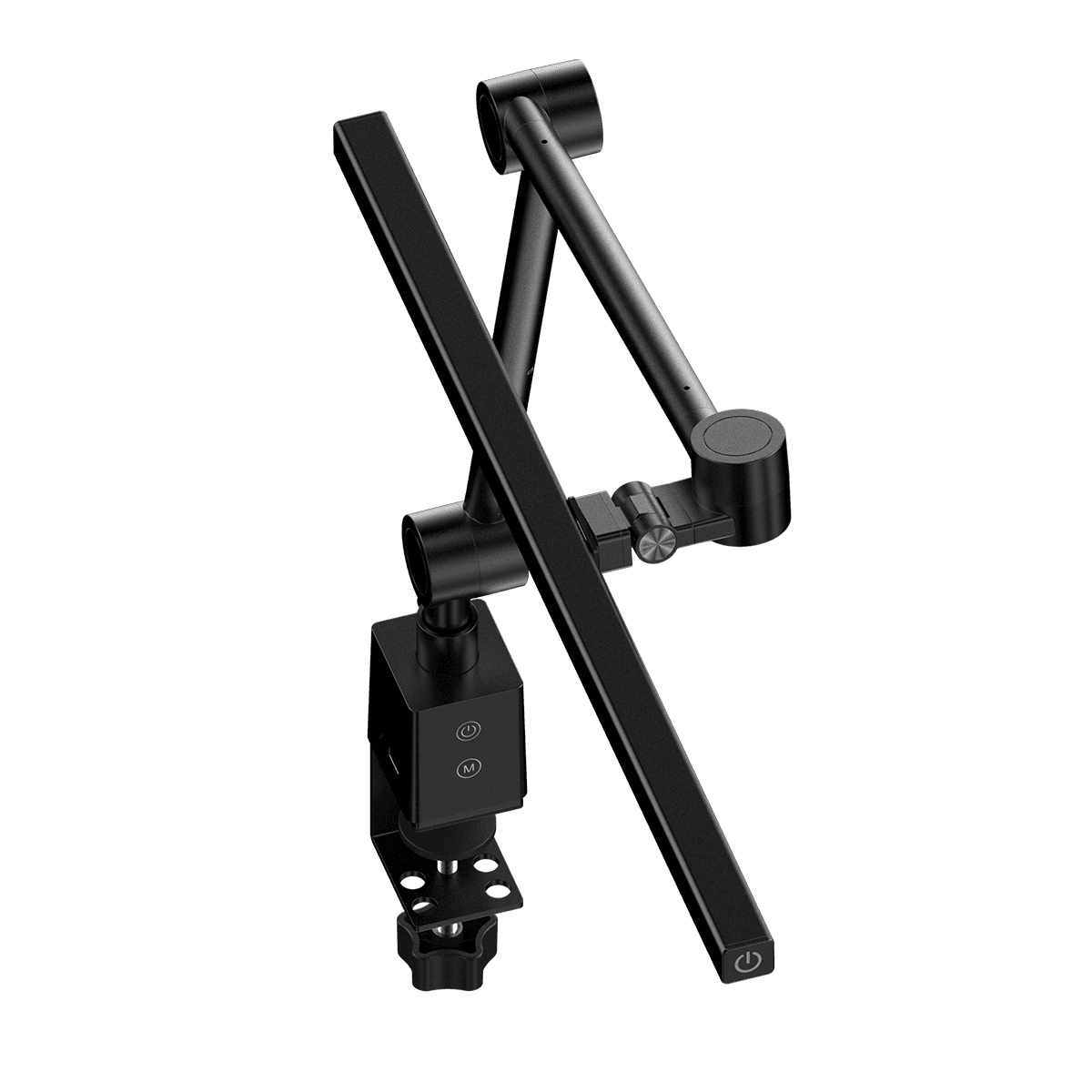 Luminária Mesa PCYES Articulada 48cm LED Ajustável Touch SB48CLP detalhe