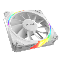 Cooler Fan PCYES Sangue Frio 3 ARGB White Ghost Reverse 120mm PWM 2200RPM 60CFM ARGBSF3WGRVBR 3