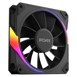 Kit Cooler Fan PCYES Sangue Frio 3 ARGB Black Vulcan Reverse 120mm K3ARGBSF3RVBR 4