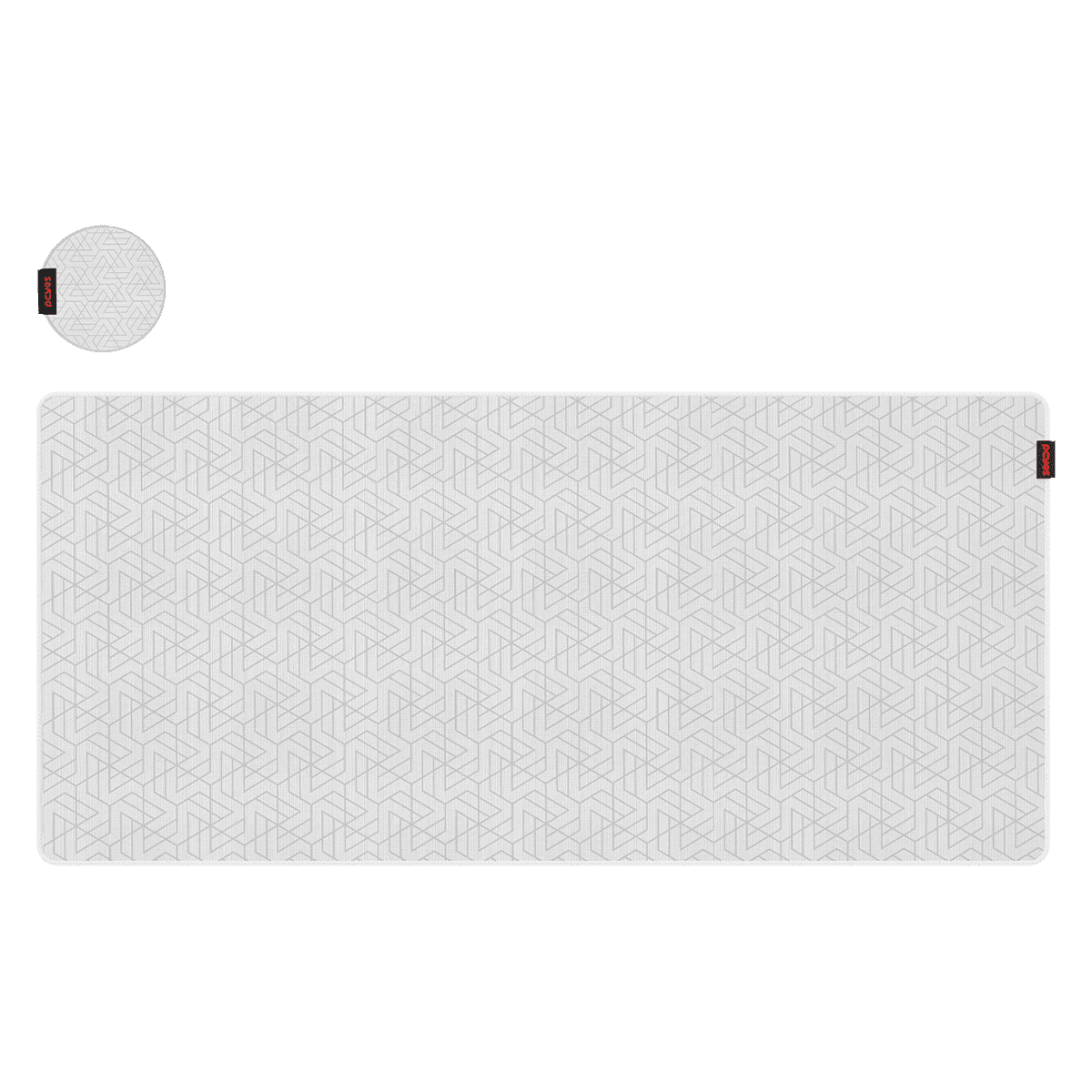 Mouse Pad Gamer Maze PCYES White Ghost Extended 900x420mm Speed PMM90X42WG