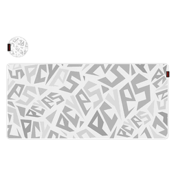 Mouse Pad Gamer Signature PCYES White Ghost Extended 900x420mm Speed PMS90X42WG 1