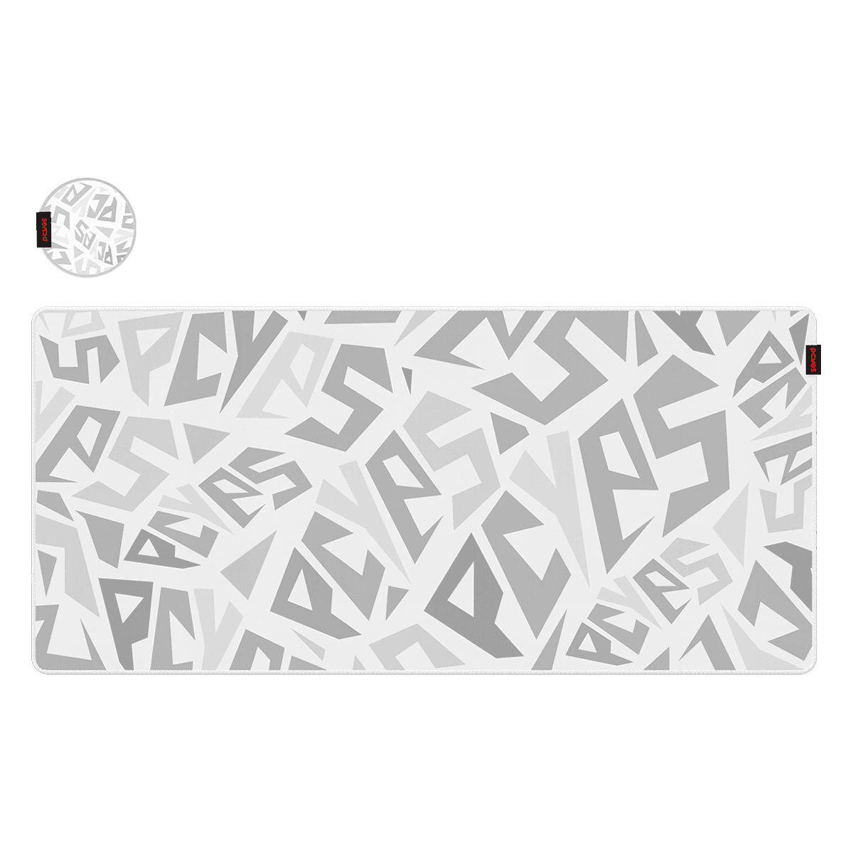 Mouse Pad Gamer Signature PCYES White Ghost Extended 900x420mm Speed PMS90X42WG