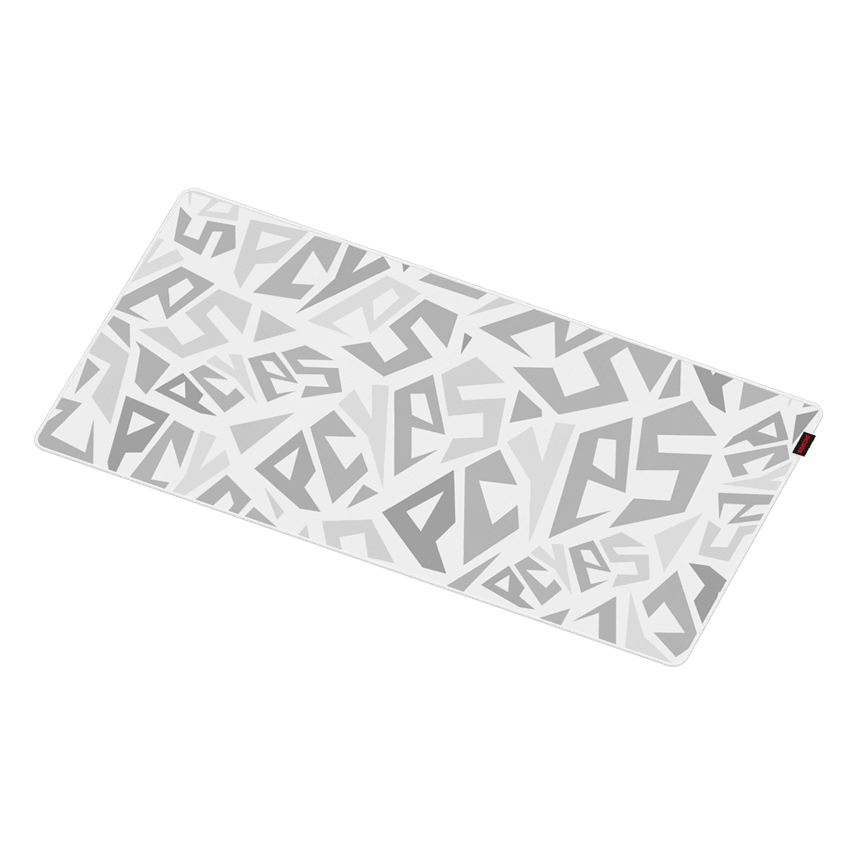 Mouse Pad Gamer Signature PCYES White Ghost Extended 900x420mm Speed PMS90X42WG detalhe