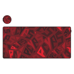 Mouse Pad Gamer Signature PCYES Red Magma Limited Extended 900x420mm Speed PMS90X42RM 1