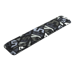 Apoio de Pulso PCYES Ergonômico para Teclado Signature Black Vulcan WRSBV 4