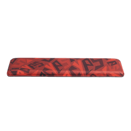 Apoio de Pulso PCYES Ergonômico para Teclado Signature Red Magma WRSRM 3