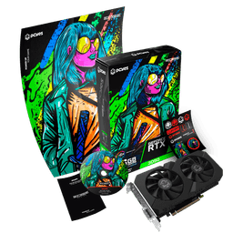 Placa de Vídeo PCYES GPU NVIDIA GeForce RTX 3050 6GB GDDR6 96-bit Edge Black PVRTX30506BLPE 6