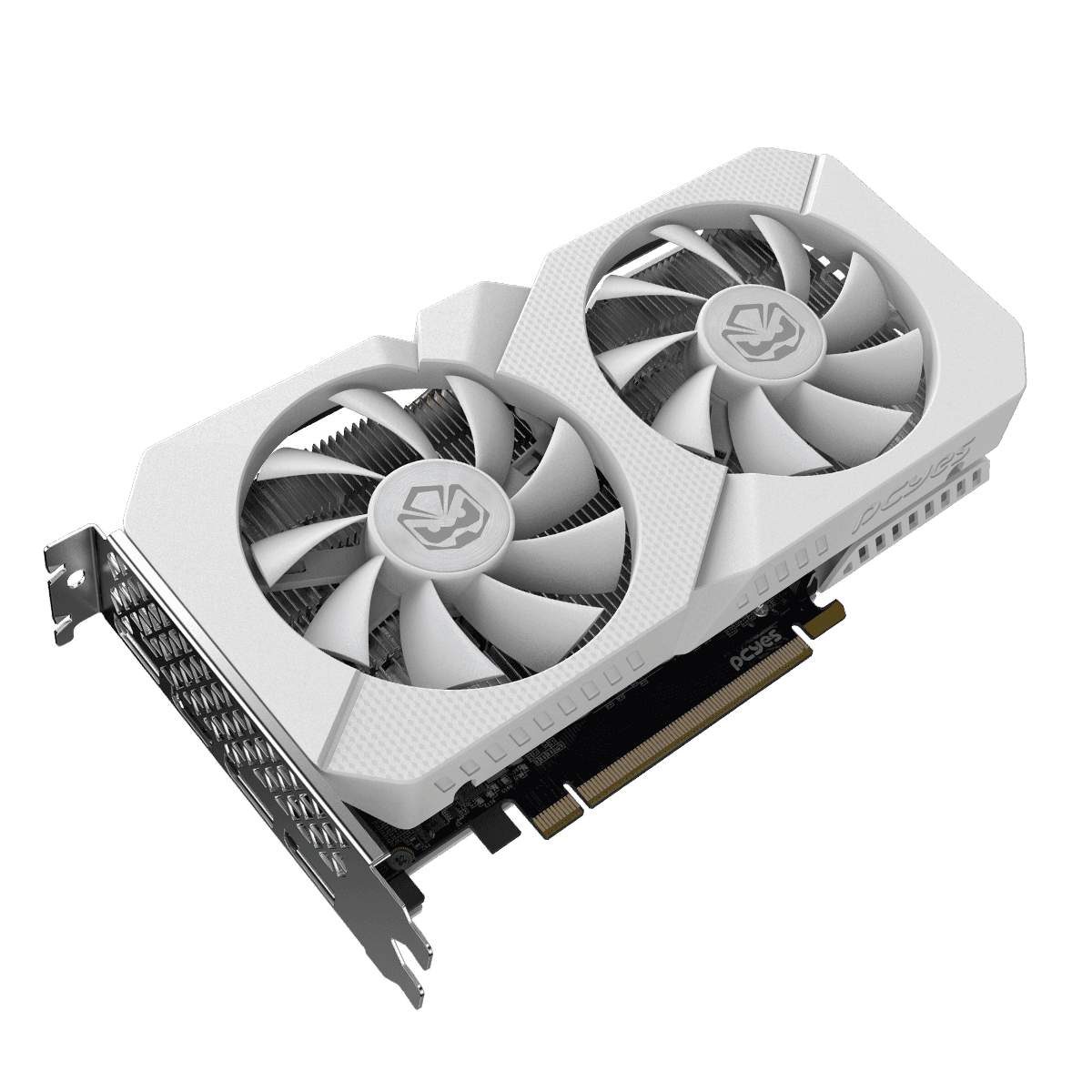 Placa de Vídeo PCYES GPU NVIDIA GeForce RTX 3050 8GB GDDR6 128-bit Edge White PVRTX30508WTPE detalhe
