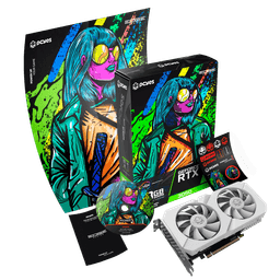 Placa de Vídeo PCYES GPU NVIDIA GeForce RTX 3050 8GB GDDR6 128-bit Edge White PVRTX30508WTPE 6