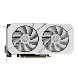 Placa de Vídeo PCYES GPU NVIDIA GeForce RTX 3050 6GB GDDR6 96-bit Edge White PVRTX30506WTPE 2