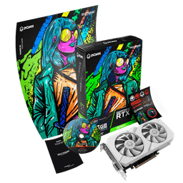 Placa de Vídeo PCYES GPU NVIDIA GeForce RTX 3050 6GB GDDR6 96-bit Edge White PVRTX30506WTPE 6