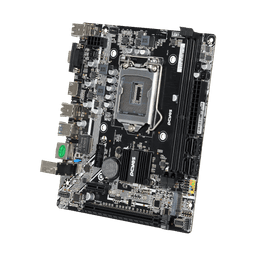 Placa-mãe PCYES B75 LGA1155 DDR3 M.2 NVMe M-ATX PCYB75-3G16 2