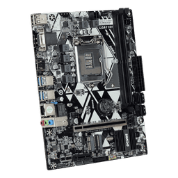 Placa-mãe PCYES B250 LGA1151 DDR4 M.2 NVMe M-ATX PCYB250-9G64 2