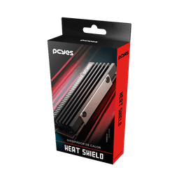 Dissipador Heatsink PCYES SSD M.2 NVMe 2280 Heat Shield PHS2280BK 6