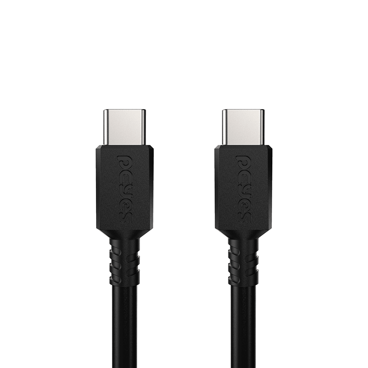 Cabo PCYES USB-C 3.1 100W 4K 60Hz Preto 2 Metros PUCP2P detalhe