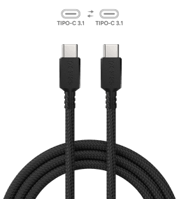 Cabo USB-C 3.1 para USB-C 3.1 PCYES 100W 4K 60Hz Nylon 3 Metros PUCP3P 2