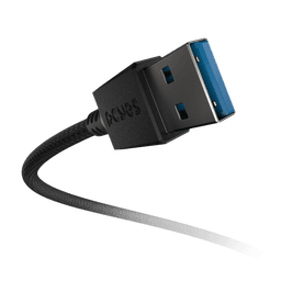Cabo PCYES USB-A para USB-C 3.0 5Gbps Nylon Preto 3 Metros CBPY003P 4