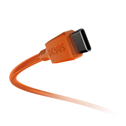 Cabo PCYES USB A para USB Tipo-C 2 Metros Laranja Nylon 3A 480Mbps CBPY02L 4