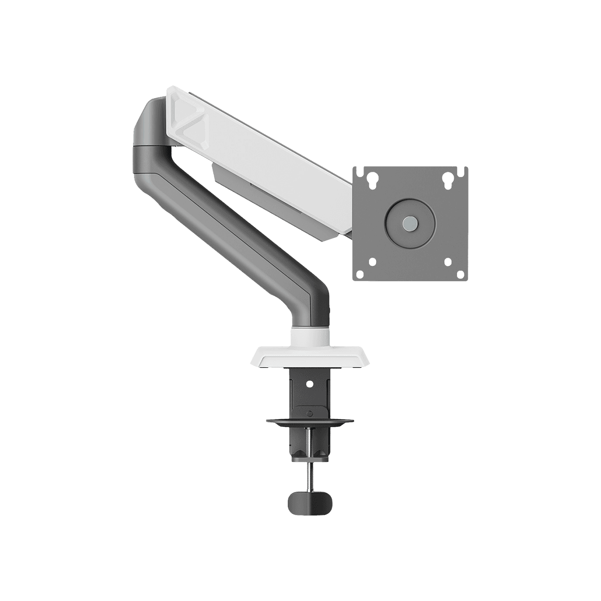 Suporte Articulado para Monitor PCYES 17"-32" Mola Mecânica Cinza e Branco SM-051CB em destaque