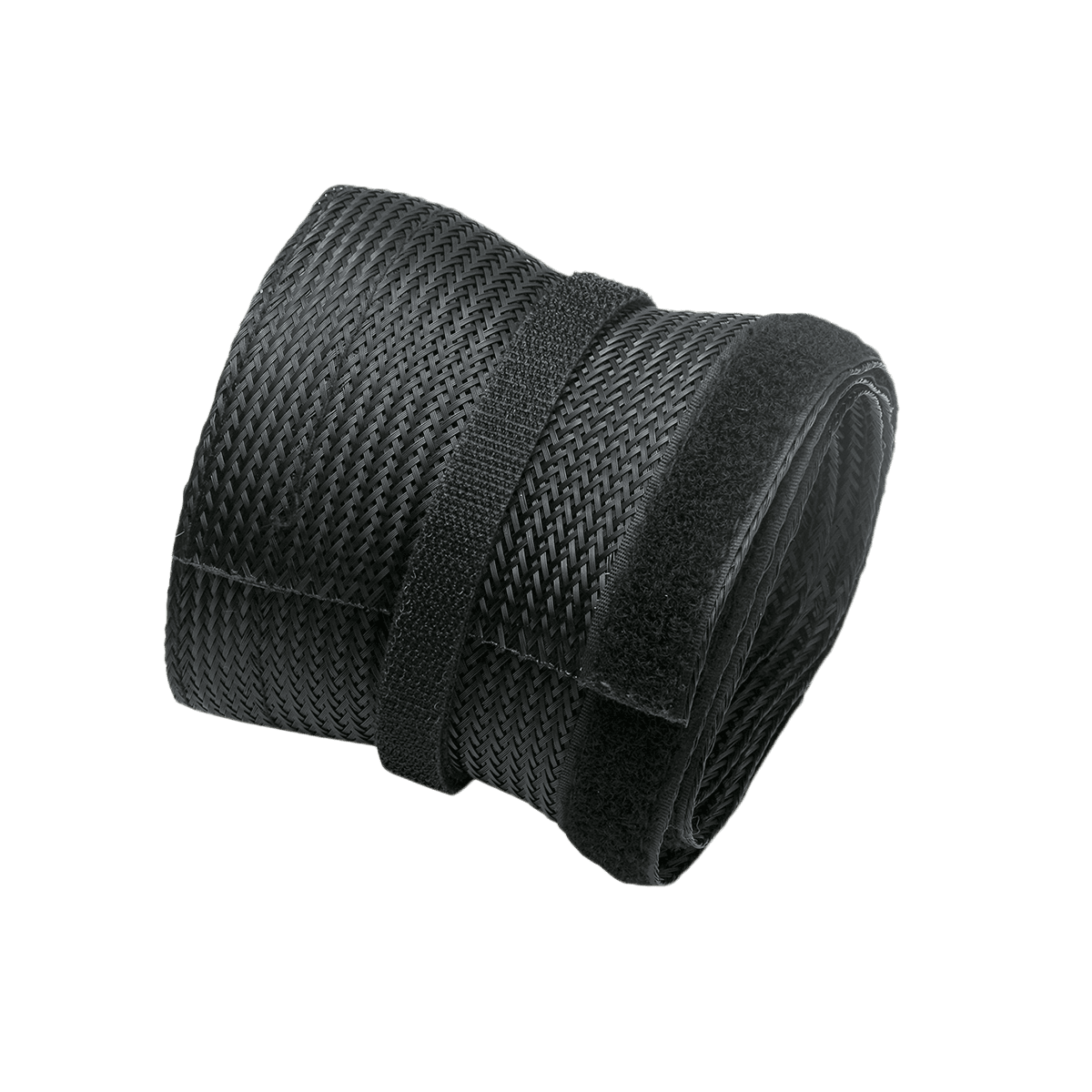 Fita Organizadora de Cabos PCYES Preta 100cm Velcro SC-47C em destaque