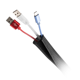 Fita Organizadora de Cabos PCYES Preta 100cm Velcro SC-47C 3