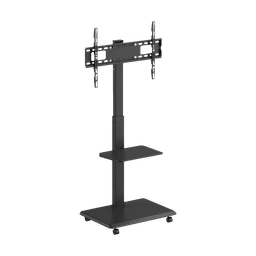 Suporte Rack para TV PCYES 37"-75" com Bandeja e Rodas SR160P 1