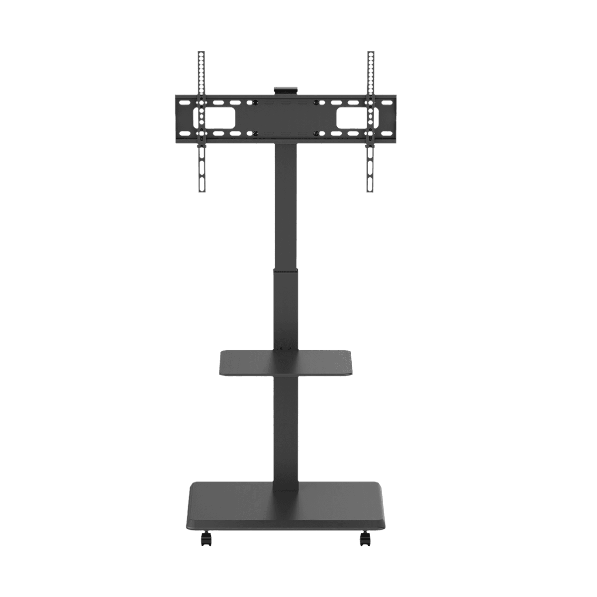 Suporte Rack para TV PCYES 37"-75" com Bandeja e Rodas SR160P em destaque