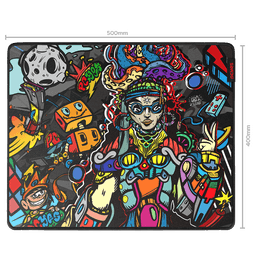 Mouse Pad Agata PCYES 500x400mm Speed Base Antiderrapante AGT50X40 5