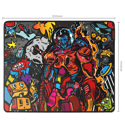 Mouse Pad Dr Kepler PCYES 500x400mm Speed Base Antiderrapante DRK50X40 5