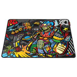 Mouse Pad Apollo PCYES 500x400mm Speed Base Antiderrapante APL50X40 4