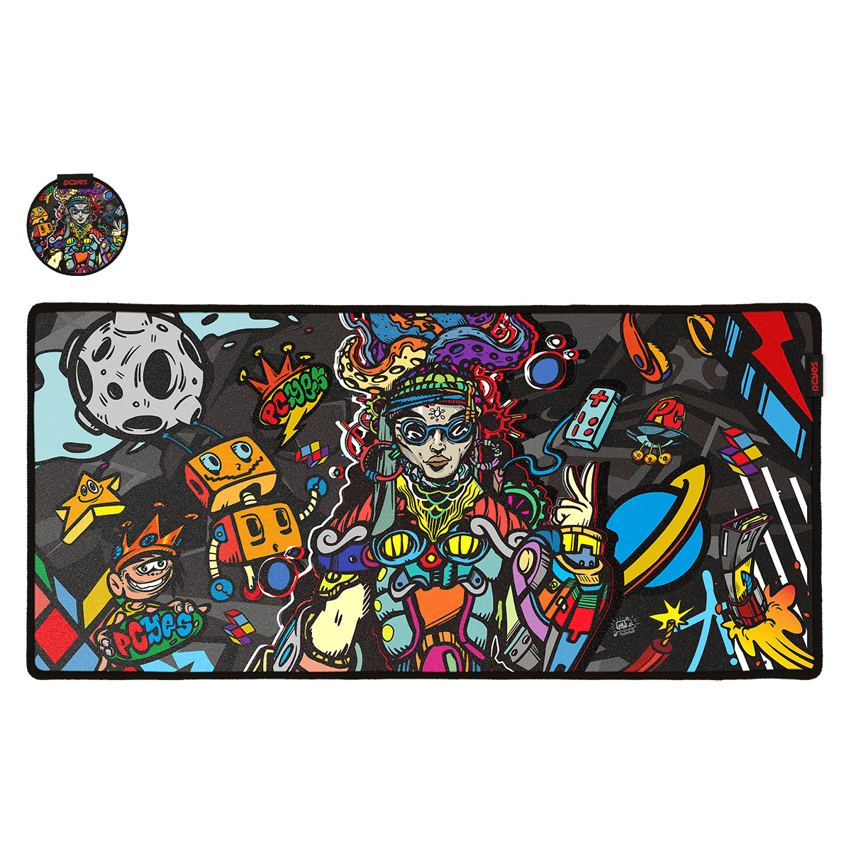 Mouse Pad Agata Extended PCYES 900x420mm Speed Base Antiderrapante AGT90X42