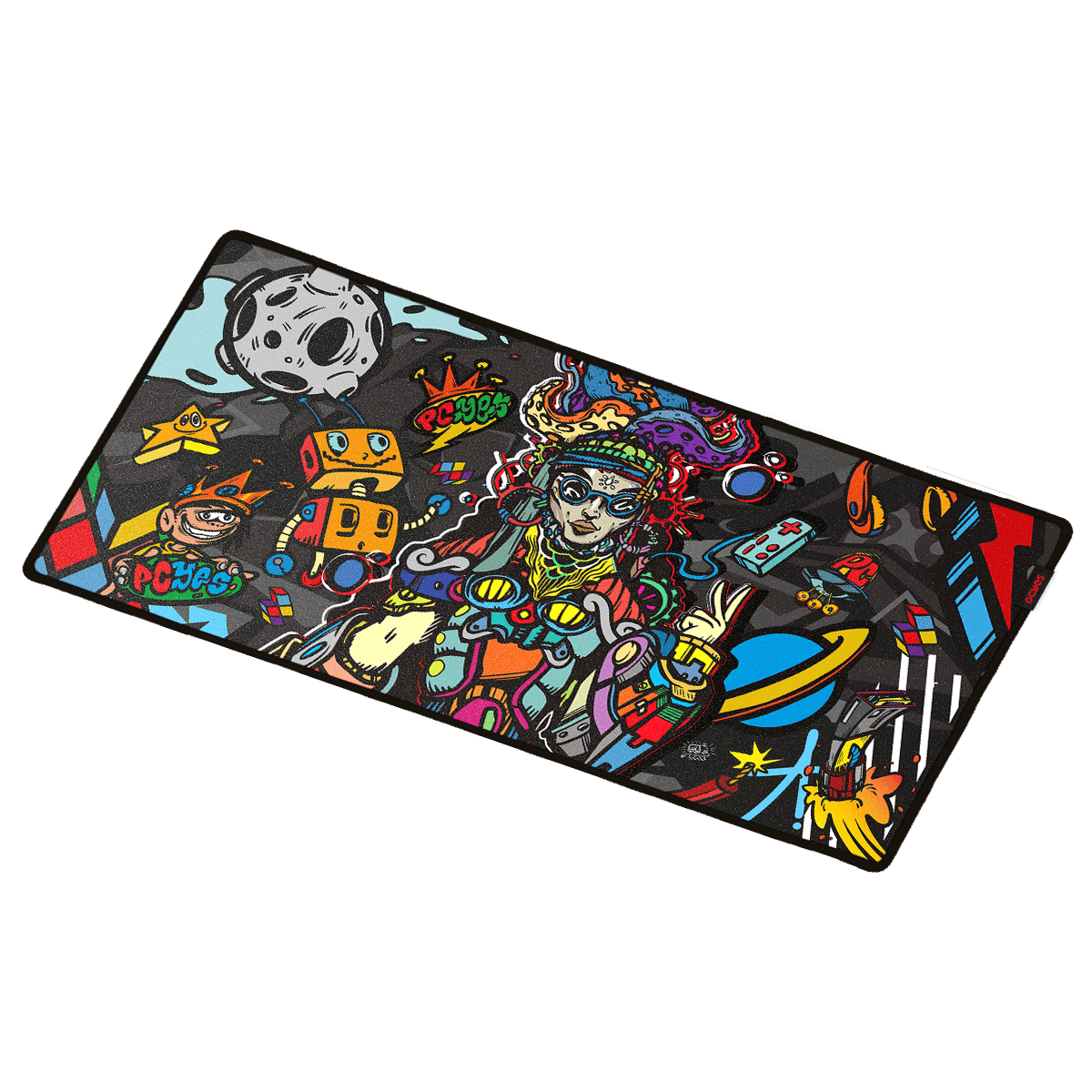 Mouse Pad Agata Extended PCYES 900x420mm Speed Base Antiderrapante AGT90X42 em destaque