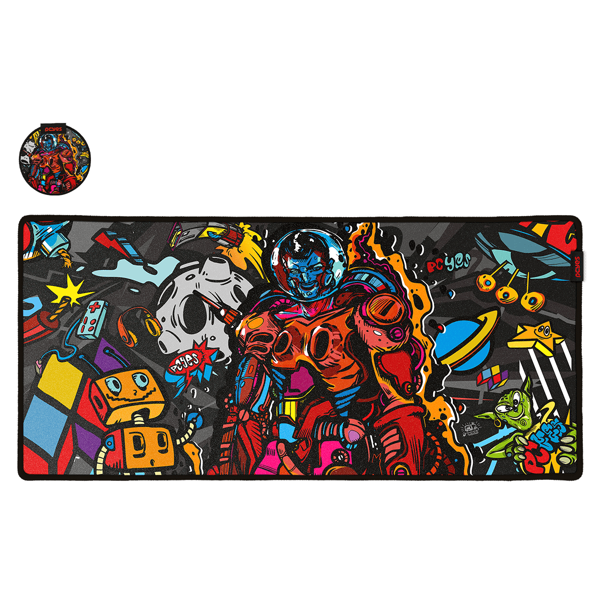 Mouse Pad Dr Kepler Extended PCYES 900x420mm Speed Base Antiderrapante DRK90X42