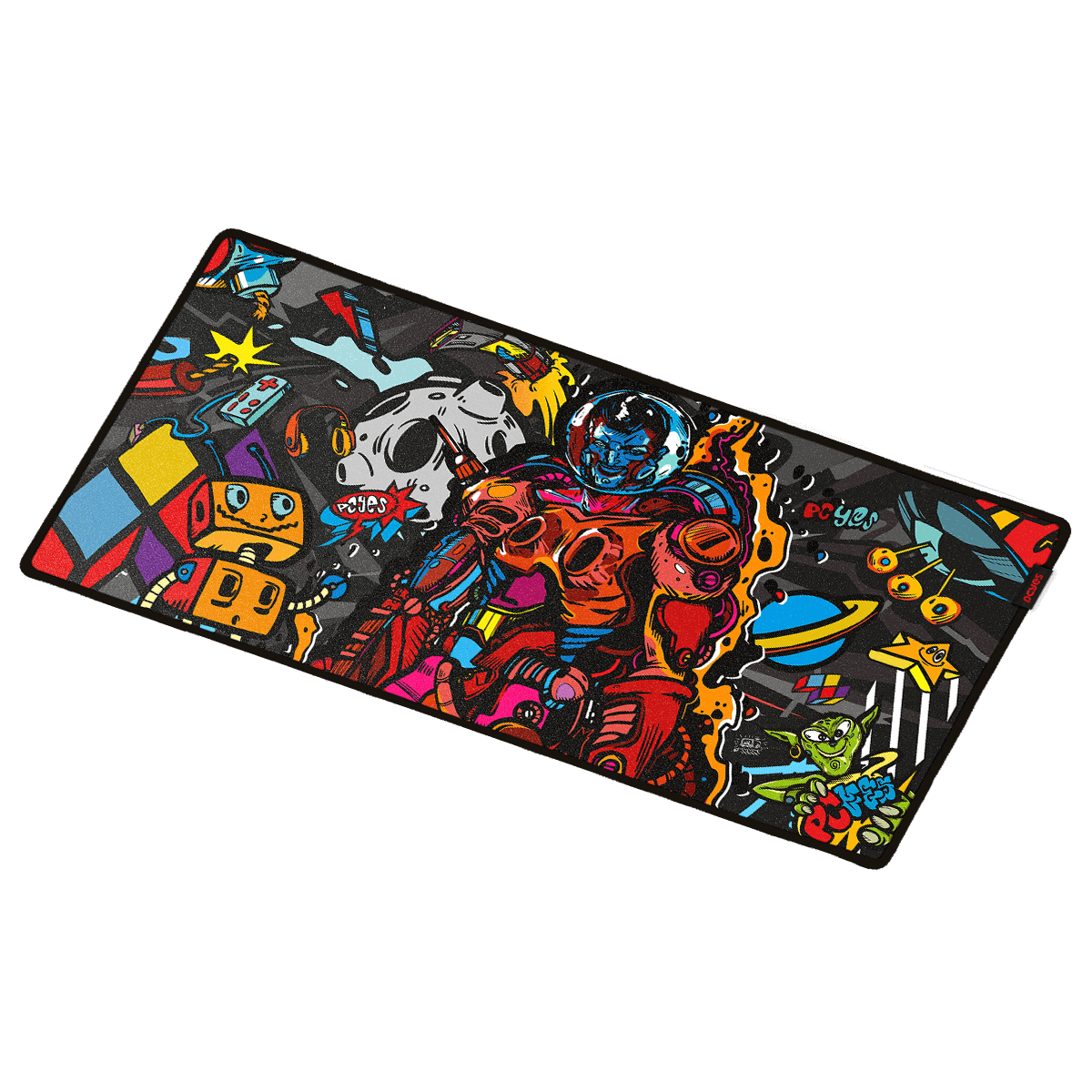 Mouse Pad Dr Kepler Extended PCYES 900x420mm Speed Base Antiderrapante DRK90X42 em destaque