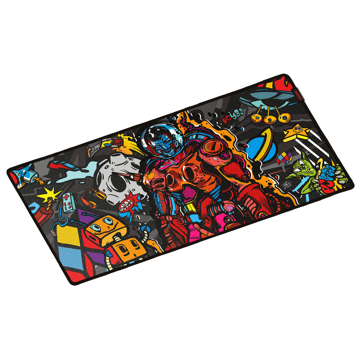 Mouse Pad Dr Kepler Extended PCYES 900x420mm Speed Base Antiderrapante DRK90X42 detalhe