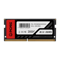 Memória PCYES SODIMM 8GB DDR5 5600MHz CL40 Notebook PM085600D5SO 3