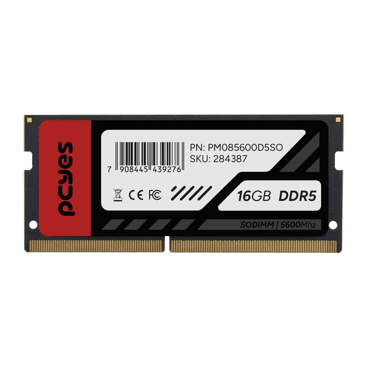 Memória SODIMM 16GB DDR5 5600MHz (PM165600D5SO) detalhe