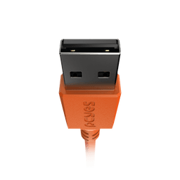Cabo PCYES Micro USB para USB A 2.0 2 Metros Laranja Nylon 3A PMUAM-2L 5