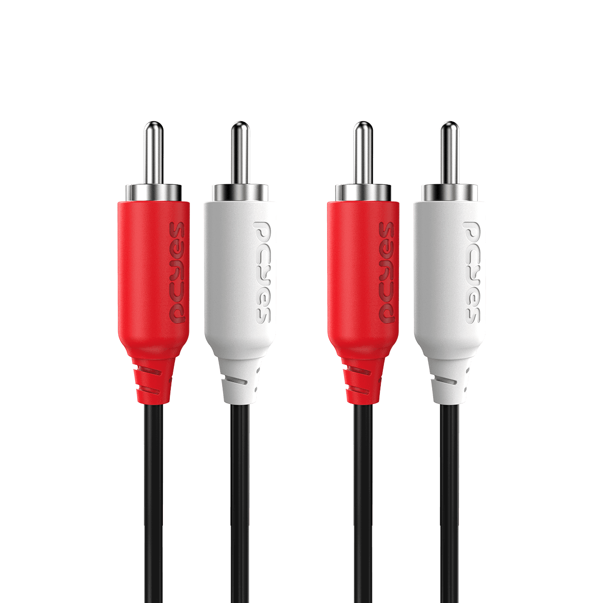 Cabo 2 RCA PCYES 2M Áudio Estéreo P2R-2 detalhe