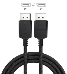 Cabo PCYES DisplayPort 2.1 Nylon 8K 60Hz 2m PDPN2-2 2