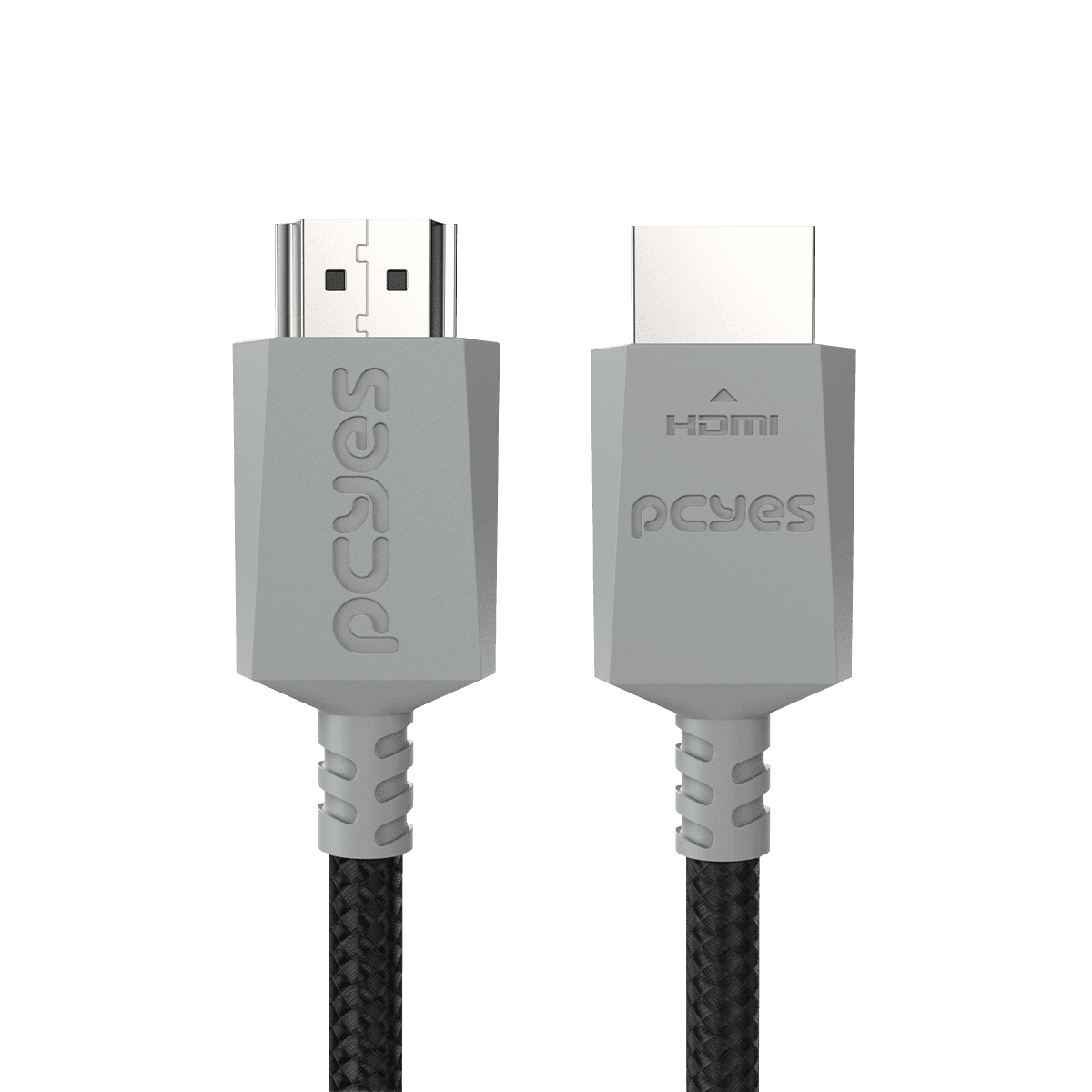 Cabo HDMI PCYES 2.1 Ultra Nylon 8K 60Hz 4K 144Hz 1m PHU21P detalhe