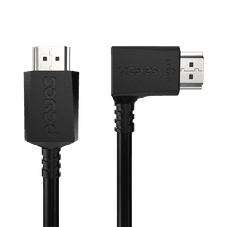 Cabo HDMI PCYES 2.0 90° Horizontal 4K 60Hz Preto 3 Metros PHM20-3H-001 3