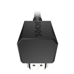 Cabo HDMI PCYES 2.1 8K 60Hz Conector 90° Vertical Preto PVC 3 Metros PH21-3V-E 5